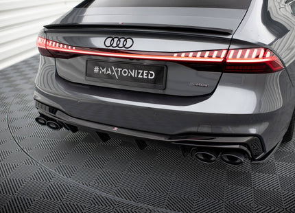Diffuser med ändrörsimitation för Audi A7 S-Line C8/S7 C8/C8 Facelift/S7 Facelift