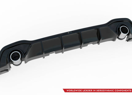 Diffuser med ändrörsimitation för VW Golf GTE/R-Line MK8/MK8 Facelift