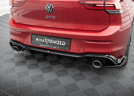 Diffuser med ändrörsimitation för VW Golf GTE/R-Line MK8/MK8 Facelift