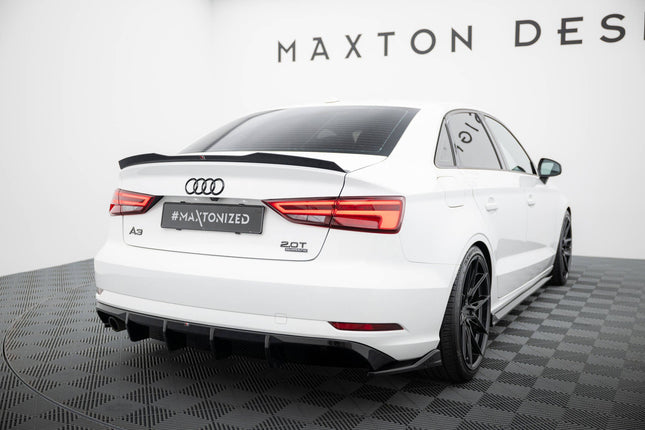 Diffuser för Audi A3 Sedan 8V Facelift (enkelt ändrör på ena sidan)