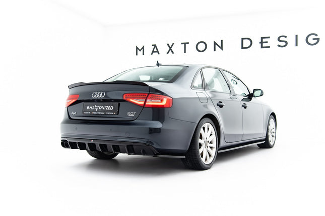 Diffuser för Audi A4 B8 Facelift (dubbla ändrör på ena sidan)