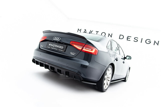 Diffuser för Audi A4 B8 Facelift (dubbla ändrör på ena sidan)