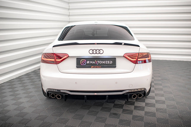 Diffuser för Audi A5 Coupé 8T Facelift (dubbla ändrör på båda sidor)