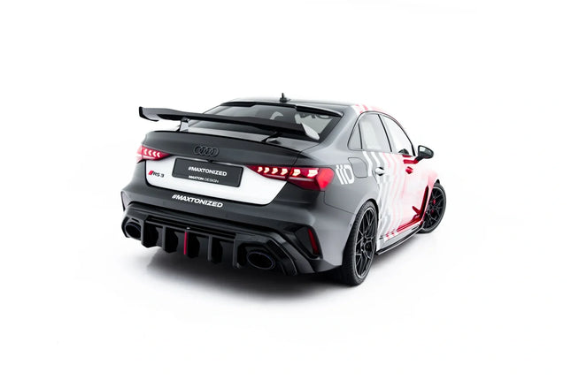 Diffuser för Audi RS3 Sedan 8Y Facelift (för bil med originalreflex)