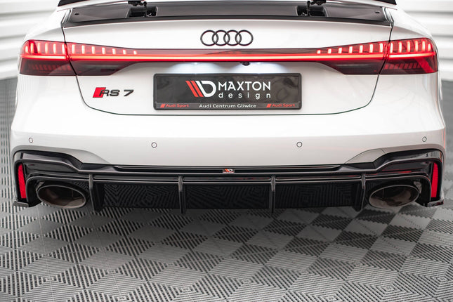Diffuser för Audi RS7 C8 (för bil med dragkrok)