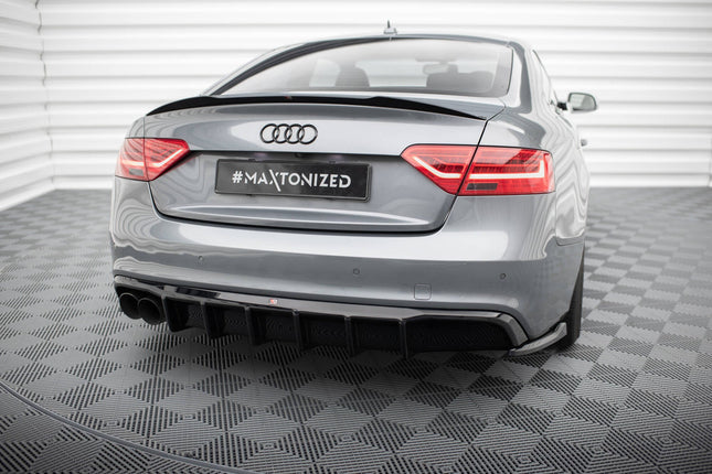 Diffuser för Audi A5 S-Line/S5 8T Facelift (dubbla ändrör på ena sidan)