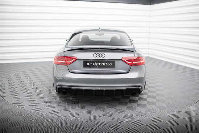 Diffuser för Audi A5 S-Line/S5 8T Facelift (enkla ändrör på båda sidor)