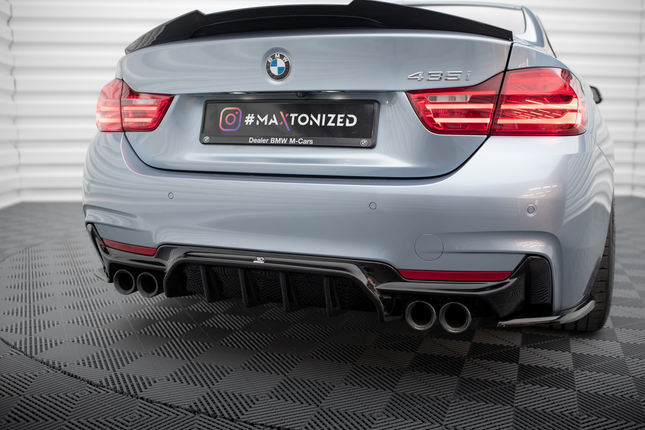 Diffuser för BMW 4-serie M-Paket F32/F36/F33 (dubbla ändrör på båda sidor)