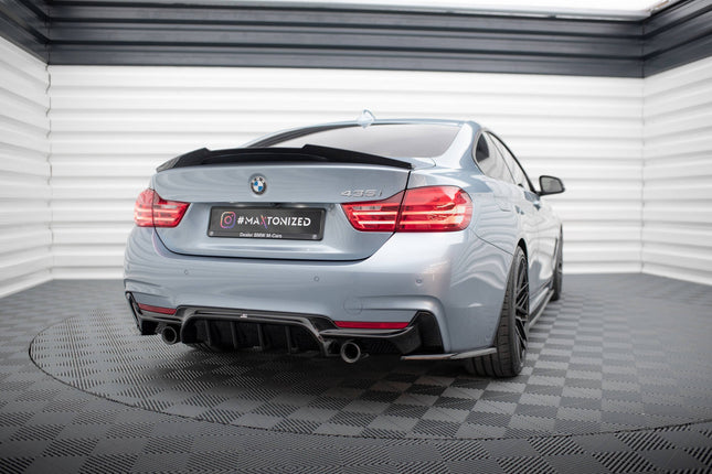 Diffuser för BMW 4-serie M-Paket F32/F36/F33 (enkla ändrör på båda sidor)