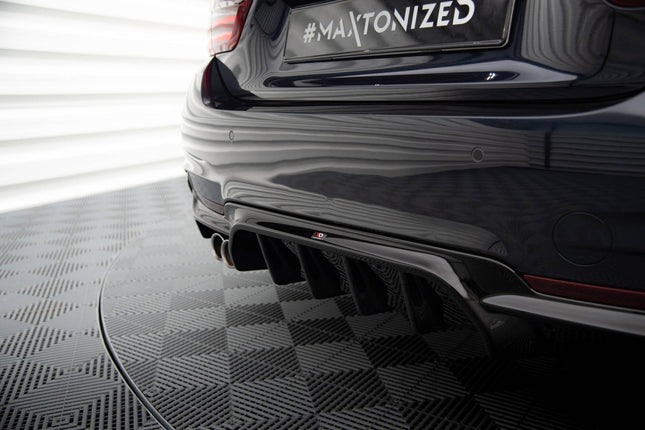 Diffuser för BMW 4-serie M-Paket F32/F36/F33 (ändrör på ena sidan)