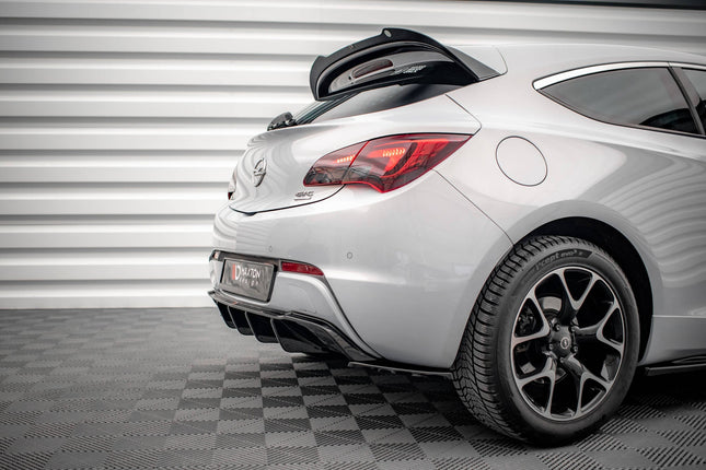 Diffuser för Opel Astra GTC OPC-Line J (enkelt ändrör på ena sidan)