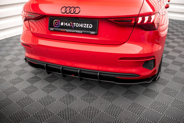Diffuser Street Pro med flaps för Audi A3 Sportback 8Y