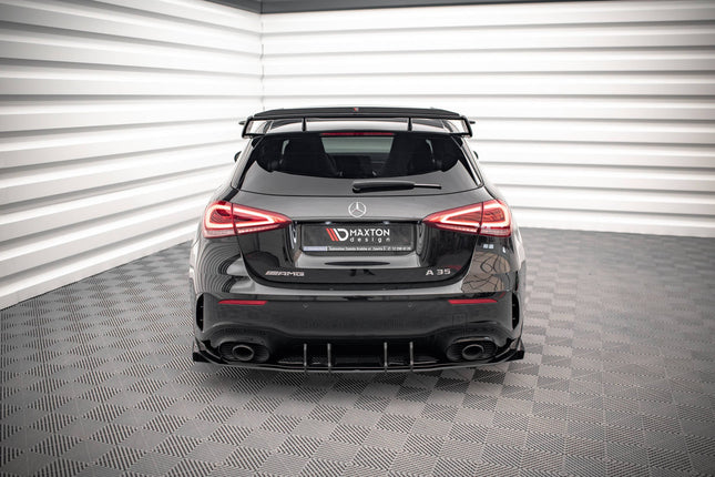 Diffuser Street Pro med flaps för Mercedes A35 Hatchback Aero Pack W177