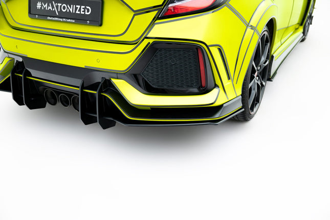 Diffuser Street Pro V.2 för Honda Civic Type-R MK10/MK10 Facelift