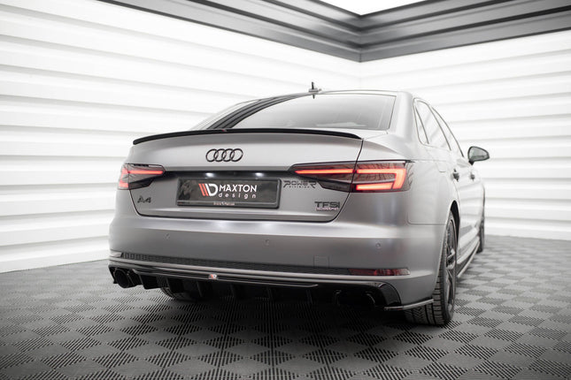 Diffuser V.1 för Audi A4 S-Line B9 (enkelt ändrör på ena sidan)
