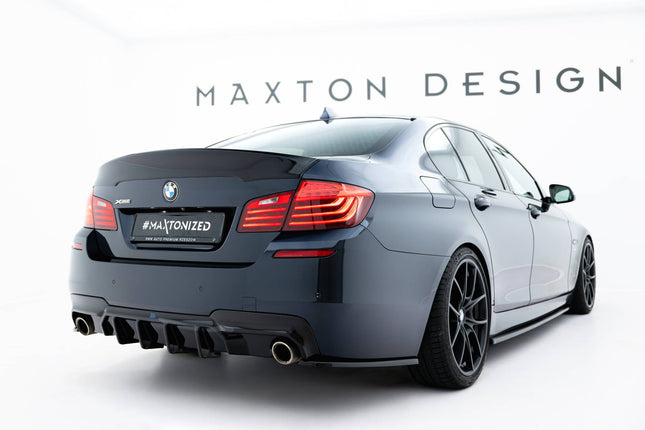 Diffuser V.2 för BMW 5-serie M-Paket F10/F11 (två enkla ändrör)