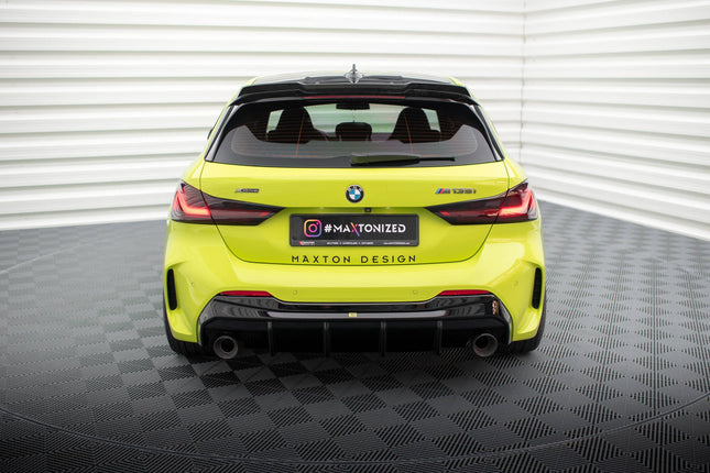 Diffuser V.3 för BMW 1-serie F40 M-Paket/M135i/128ti (enkla ändrör på båda sidor)