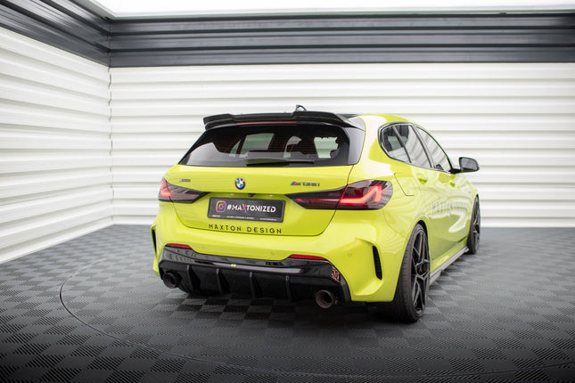 Diffuser V.3 för BMW 1-serie F40 M-Paket/M135i/128ti (enkla ändrör på båda sidor)