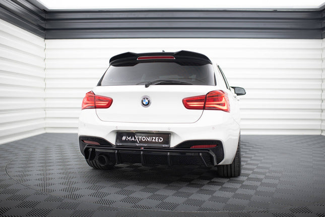 Diffuser V.3 för BMW 1-serie M-Paket F20 Facelift (enkelt ändrör på ena sidan)