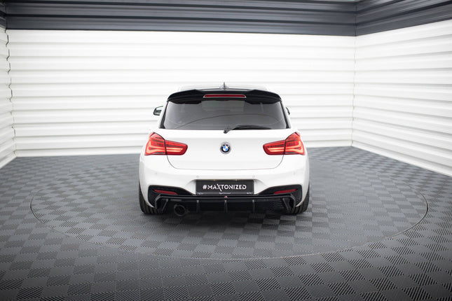Diffuser V.3 för BMW 1-serie M-Paket F20 Facelift (enkelt ändrör på ena sidan)