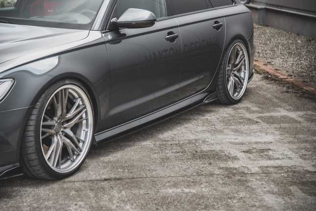 Sidokjolar för Audi A6/A6 C7 S-Line/S6 C7 Facelift