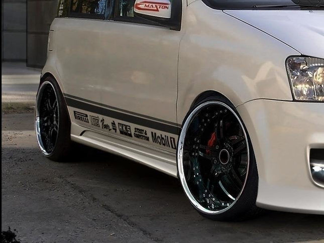 Sidokjolar för Fiat Panda (Racer)