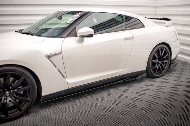 Sidokjolar med flaps för Nissan GTR R35 Facelift