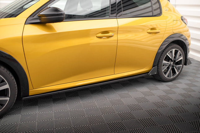 Sidokjolar med flaps för Peugeot 208 GT MK2