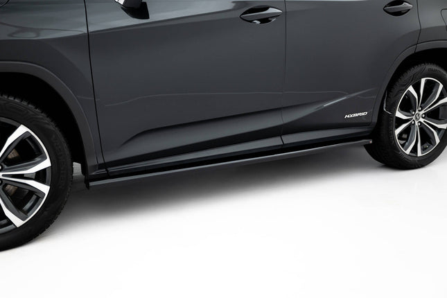 Sidokjolar för Lexus RX MK4 Facelift (för bil utan originaltrappsteg)