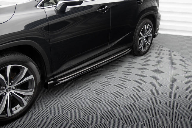 Sidokjolar för Lexus RX MK4 Facelift (för bil med originaltrappsteg)