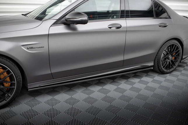 Sidokjolar för Mercedes C63 W205 Facelift