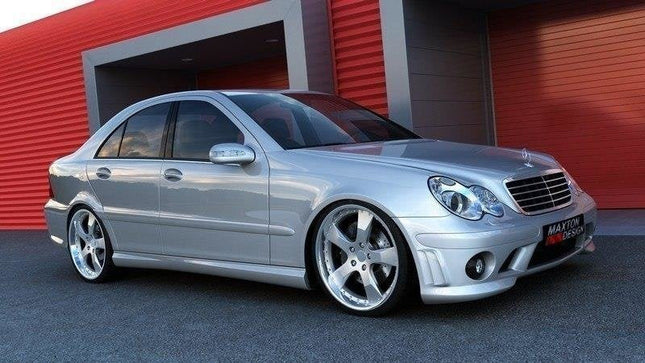 Sidokjolar för Mercedes C-Klass W203 (AMG 204-look)