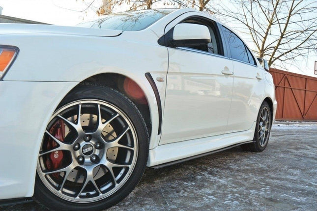 Sidokjolar Racing för Mitsubishi Lancer Evo X