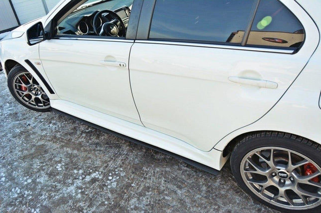 Sidokjolar Racing för Mitsubishi Lancer Evo X