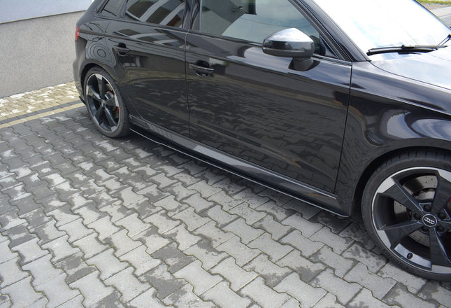 Sidokjolar Racing V.1 för Audi RS3 8V Facelift Sportback