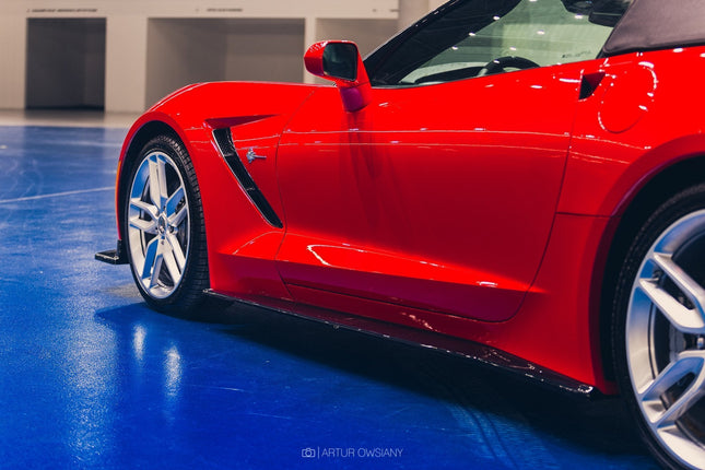 Sidokjolar V.1 för Chevrolet Corvette Stingray C7