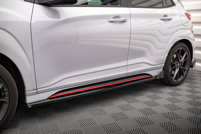 Sidokjolar V.1 med flaps för Hyundai Kona N MK1