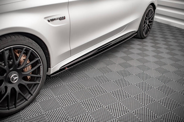 Sidokjolar V.1 för Mercedes C-Klass C63 Coupé C205 Facelift
