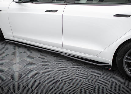 Sidokjolar V.1 för Tesla Model S Plaid MK1 Facelift