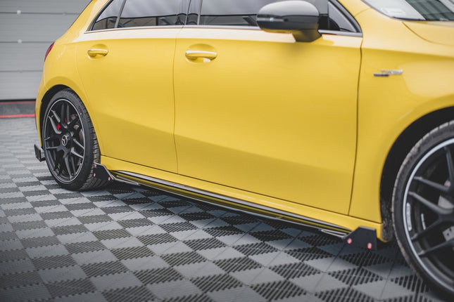 Sidokjolar V.2 med flaps för Mercedes A45 S