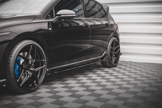 Sidokjolar V.2 med flaps för VW Golf R Hatchback MK8