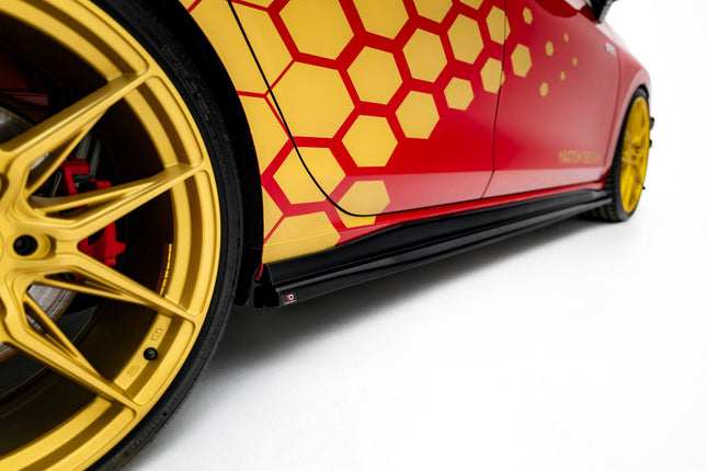 Sidokjolar V.2 för VW Golf GTI Clubsport MK8 Facelift