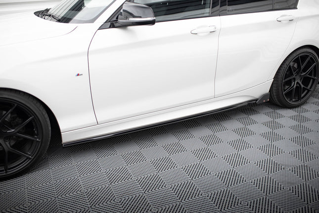 Sidokjolar V.4 med flaps för BMW 1-serie M-Paket/M140i F20 Facelift