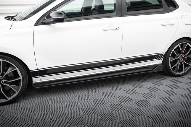 Sidokjolar V.5 med flaps för Hyundai I30 N/N-Line Hatchback/Fastback MK3/MK3 Facelift