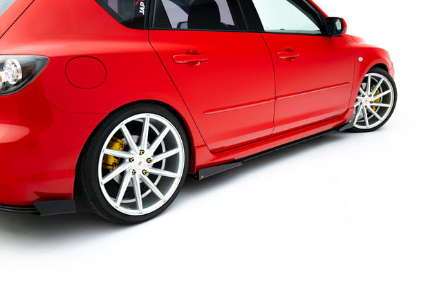 Sidokjolar Street Pro med flaps för Mazda 3 MPS MK1