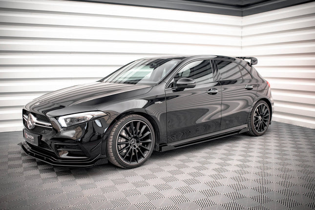 Sidokjolar Street Pro med flaps för Mercedes A35/AMG-Line Aero Pack W177