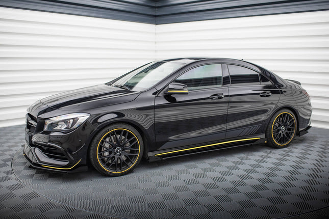 Sidokjolar Street Pro med flaps för Mercedes CLA 45 C117 Facelift