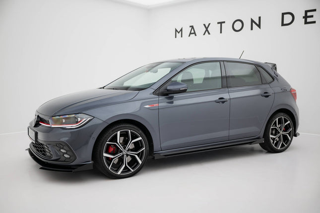 Sidokjolar Street Pro med flaps för VW Polo GTI MK6 Facelift