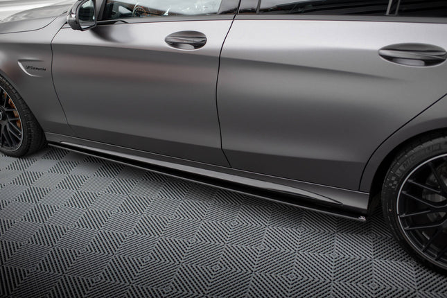 Sidokjolar Street Pro för Mercedes C63 W205 Facelift