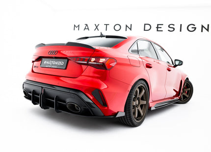 Diffuser Street Pro med flaps för Audi RS3 Sedan 8Y Facelift
